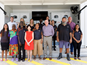 Governor General visits remote Laundries project